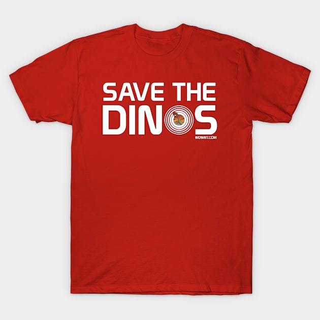 Save the Dinos T-Shirt by magicskyway